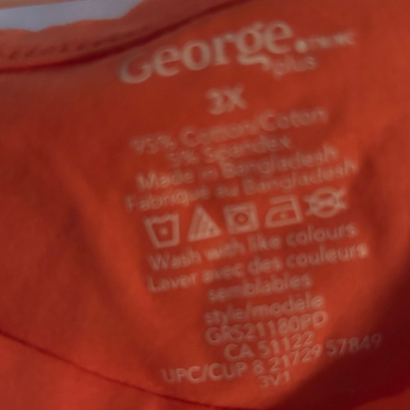 One  Orange and  one Gray Tank Top- orange is a George 3x- - Picture 11 of 13